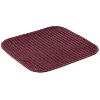 Gozze "Berlin" Höhe 7 mm rutschhemmend beschichtet fußbodenheizungsgeeignet Badteppich, Uni Farben, Cord Optik, waschbar