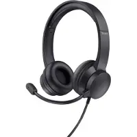 Trust Ayda, Kabelgebunden, Anrufe/Musik, 20 - 20000 Hz, 155 g, Kopfhörer, Schwarz