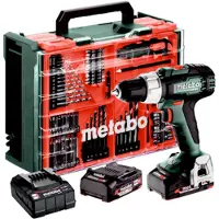 Metabo SB 18 L Set, Handbohrmaschine, Schwarz, Rot, Silber, 1,3 cm, 3,6 cm, 1,3 cm, 1,3 cm