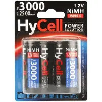 HYCELL NiMH-Akku Typ 3000 Mono 2500mAh 2er Blister