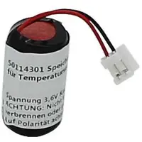 AccuCell Speicherbatterie 3,6V passend für Temperatursensor - 1200 mAh