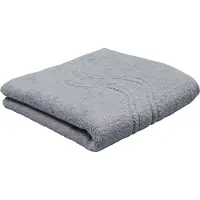 Ross Handtuch "Cashmere feeling", grau (chrom), B:50cm L:100cm, Frottier, Baumwolle, Handtücher, Handtuch, 100% Baumwolle, mit Wellen-Bordüre, große Farbauswahl