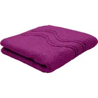 Ross Handtuch "Cashmere feeling", pink (fuchsia), B:50cm L:100cm, Frottier, Baumwolle, Handtücher, Handtuch, 100% Baumwolle, mit Wellen-Bordüre, große Farbauswahl