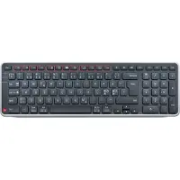 Contour Design Design Balance Keyboard, Volle Größe (100%), Kabellos, RF kabellos + USB, Scherenschalter, QWERTY, Schwarz
