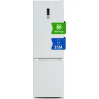 Chiq GCB377NEIDW Kühl-Gefrierkombination, 351 Liter, No Frost, Crisper Box, Holiday Mode, Türalarm, weiß