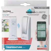 Technoline Mobile Alerts MA 10017 Set Gateway Basisstation MA 10000 + MA 10110 Temperatursensor