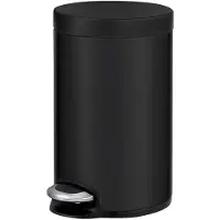 EKO - Serene Treteimer 20 Liter - Stainless steel Plastic - Schwarz