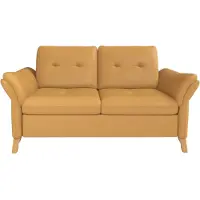 Sit&More 2-Sitzer SIT & MORE "Göteborg", gelb (curry), B:171cm H:90cm T:102cm, Sofas, 2-Sitzer, inklusive Sitztiefenverstellung und Federkern