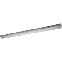 Osram Submarine Feuchtraumleuchte mit eingebautem Bewegungsmelder 120cm 16W, LED-Leuchte in Grau, IP65-Schutz, für Lagerhallen und Garagen