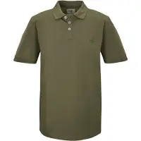 G.i.g.a. dx Poloshirt "GS 5 MN PLSHRT GOTS", Herren, Gr. M, grün (olivgrün), Obermaterial: 100% Baumwolle, BY KILLTEC, Shirts Poloshirt, GOTS-zertifiziertes Bio-Baumwoll-Polo mit dezenter Stickerei
