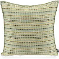 Hock Dekokissen H.O.C.K. "Jordi", grün (grün, gestreift), B:50cm H:10cm L:50cm, Polyester, Dekokissen_Sitzkissen_Kissenhüllen, Dekokissen