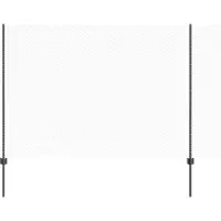 vidaXL Sechseckzaun mit Pfosten 25 x 1,6 m PVC-beschichteter Stahl