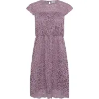 Kaffe Midikleid "Damen Kleid KAanna", Damen, Gr. L, N-Gr, rosa (wistful mauve), Obermaterial: 92% Polyamid PA. 8% Elasthan EL., Kleider Midikleid