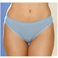 LASCANA Slip , Damen, Gr. 40/42, blau (meerblau), Jersey, Obermaterial: 58% Baumwolle, 39% Polyamid, 3% Elasthan, figurbetont, Unterhosen Slip, aus angenehm weicher Baumwolle, Topseller
