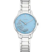 Aniston Quarzuhr, silber (silberfarben, hellblau, hellblau), , Armbanduhren, Damen, silberfarben, Quarzuhr, Armbanduhr, Damenuhr, analog