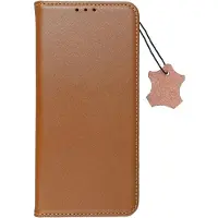 OEM SMART PRO leder book für IPHONE 17 Pro braun