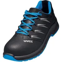 Uvex 69347, Männlich, Erwachsener, Sicherheitsschuhe, Schwarz, Blau, ESD, FO, S2, Alle Jahreszeiten