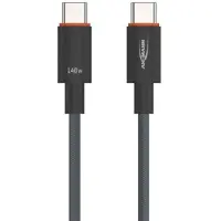 Ansmann Ladekabel 60 cm USB Typ C mit bis zu 140 W Leistung