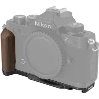 SmallRig 4802 L-förmiger Holzgriff für Nikon Z fc, schwarz