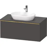 Duravit Waschtischunterschrank D-Neo 100x55cm, g pol/gra m, 1 A, 1 Pl, wandhängend