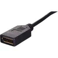 Lanberg AD-0003-BK, 0,12 m, Mini DisplayPort, DisplayPort, Männlich, Weiblich, 1920 x 1200 Pixel