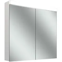 Schneider LOW basic 15 LED Lichtspiegelschrank, 2 Türen 40/40cm, 795x147x747mm