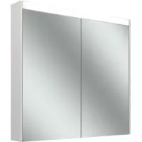 Schneider OBJECT Line Comfort LED Spiegelschrank, 2 Türen 40/40cm, 795x123x743mm, Beleuchtung oben