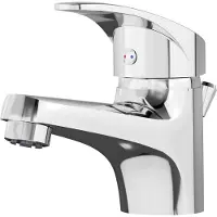 Stiebel Eltron Waschtischarmatur "MAE-W", silber (verchromt), B:17cm H:9cm T:21cm, Armaturen, Waschtischarmatur, drucklos, für Mini Durchlauferhitzer/Untertischboiler 5 l Niederdruck