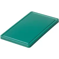 Haug Bürsten Haug Schneidebrett klein, 50 x 30 cm , Polyethylen, antibakteriell, Farbe: grün