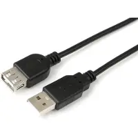 Microconnect USBAAF03B, 0,3 m, USB A, USB A, USB 2.0, Schwarz