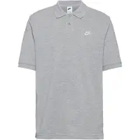 Nike FN3894-063 Club Polo Shirt Herren DK Grey Heather/White Größe M