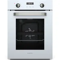 Klarstein SmartSlim Einbaubackofen - 45 cm, 49 L, 9 Funktionen, Dampfreinigung, Abnehmbare Glastür, , Schwarzes Glas, Digitaler Timer, Backofen Einbaugerät