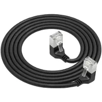 ACT DA5903, 3 m, Cat6a, U/FTP (STP), RJ-45, RJ-45, Schwarz