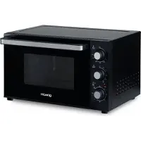 H.Koenig FO30 Mini-Backofen | schwarz/silber