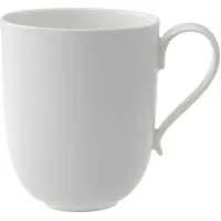 Villeroy & Boch Becher "Latte Macchiato Becher New Cottage Basic 370 ml weiß", weiß, Porzellan, Trinkgefäße, Becher