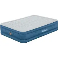 Bestway Luftbett 203 x 152 x 46 cm Fortech mit extra komfortabler Liegefläche | mit integrierter Elektropumpe | für 2 Personen
