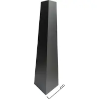Tepro Feuerstelle Bainbridge Pyramidenkamin mit Holzregal, inklusive Schürhaken