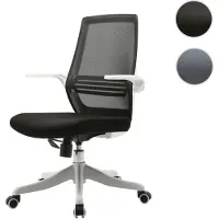 Sihoo Moderner ergonomischer Bürostuhl, Schreibtischstuhl, atmungsaktiv, Taillenstütze, anhebbare Armlehne schwarz