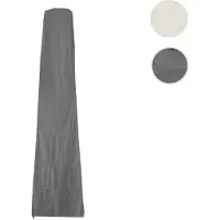 Mendler Schutzhülle 370cm für 5x5m XXL-Marktschirm HWC-D20, Abdeckhülle Cover mit Reißverschluss anthrazit
