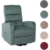 Mendler Fernsehsessel HWC-K62, Sessel Relaxsessel TV-Sessel, Liegefunktion Aufstehhilfe elektrisch, Metall C