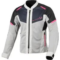Macna Orcano 2.0 Damen Motorrad Textiljacke, schwarz/grau/pink, L