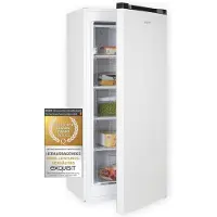 Exquisit Gefrierschrank GS145-051D weiss | Nutzinhalt: 145 L | 2*- & 4*-Gefrieren | Türanschlag wechselbar | 55 cm Breite | Standgerät