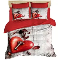 L'essentiel Maison , 175, King-Size-Bettbezug-Set (FR), 100 % POLYESTER-MICROSATIN, Weiß, 240 x 220 cm