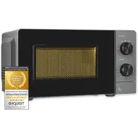 Exquisit Mikrowelle MW950-070 grau | max. 700 W | Garraum 20 l