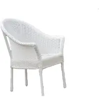 Merxx Gartensessel "Bamberg", weiß, B:67cm H:83cm T:69cm, Kunststoffgeflecht, Sessel, Gartensessel