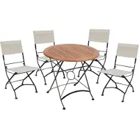 Garden Pleasure Tischgruppe TRIEST Set 1, 5.-tlg.