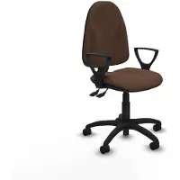 Piqueras Y Crespo Bürostuhl Algarra BFN01RN Dunkelbraun