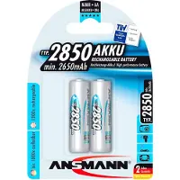 Ansmann Akku 2 x Mignon 2.85 Ah Blister, Wiederaufladbarer Akku, AA, Nickel-Metallhydrid (NiMH), 1,2 V, 2 Stück(e), 2850 mAh