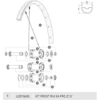 Mavic Xa Pro Vorderradfelge