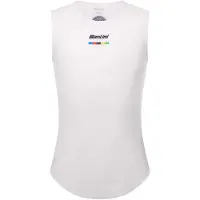 Santini - UCI World Champion Baselayer - Radunterhemd Gr XS/S weiß